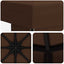 Pavillon 3 x 3 m Brun Polyester og Stål 190 gsm
