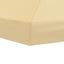 Gazebo Klap Cover 6 x 3 m Cremefarvet Polyester 190