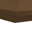 Gazebo Klap Cover 6 x 3 m Gråbrun Polyester 190