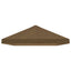 Gazebo Klap Cover 6 x 3 m Gråbrun Polyester 190