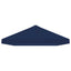 Gazebo Klap Cover 6 x 3 m Blå Polyester 190
