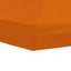 Gazebo Klap Cover 6 x 3 m Orange Polyester 190
