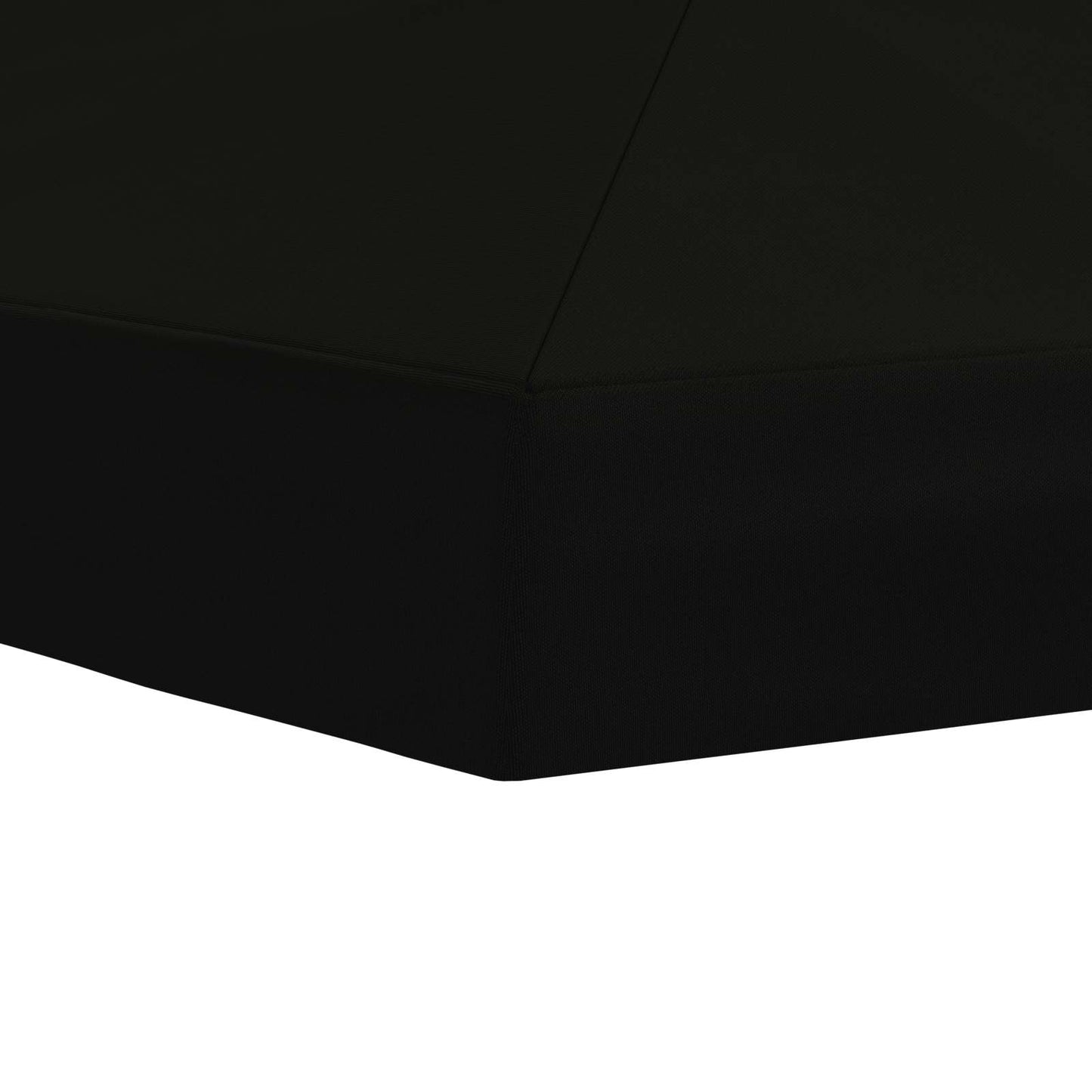 Gazebo Klap Cover 6 x 3 m Sort Polyester 190