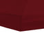 Gazebo Klap Cover 6 x 3 m Bordeaux Polyester 190