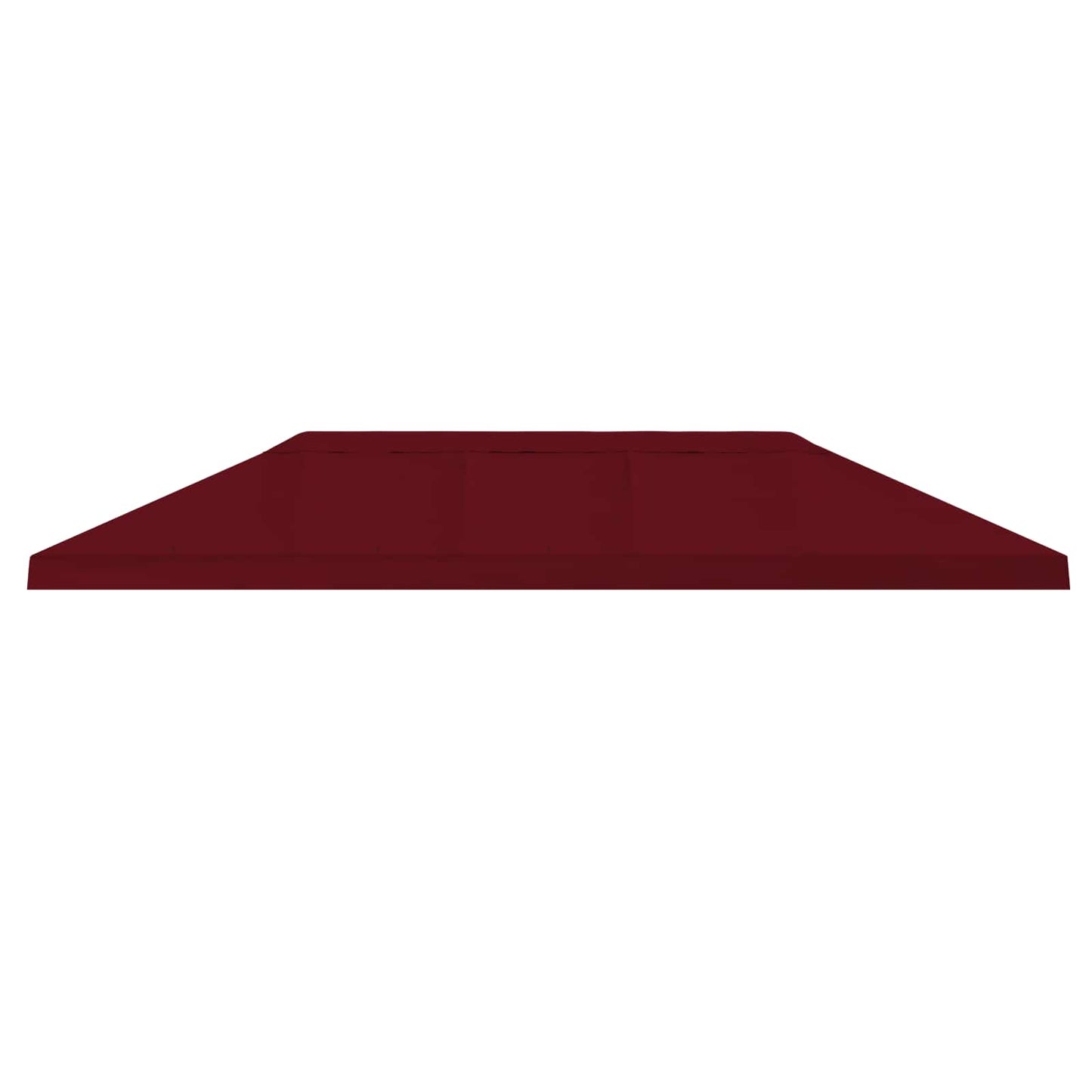 Gazebo Klap Cover 6 x 3 m Bordeaux Polyester 190