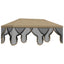 Gazebo Cover med sidevægge 6 x 3 m Beige Polyester 190