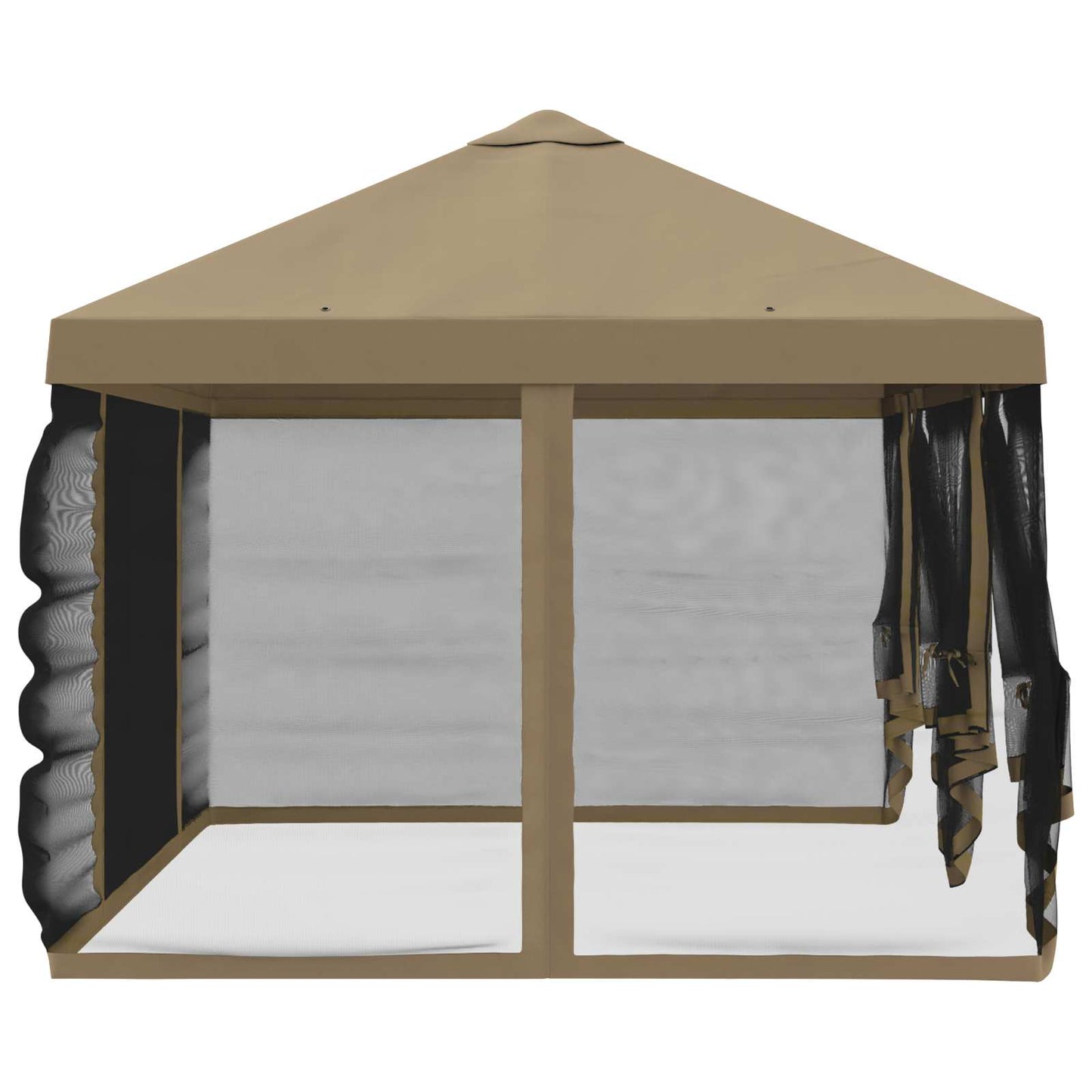 Gazebo Cover med sidevægge 6 x 3 m Beige Polyester 190