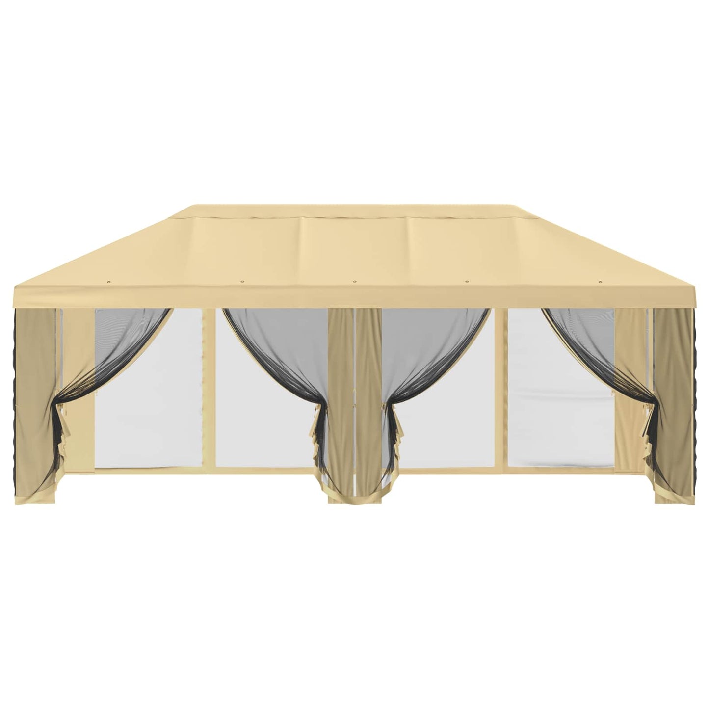 Gazebo Cover med sidevægge 6 x 3 m Cremefarvet Polyester 190