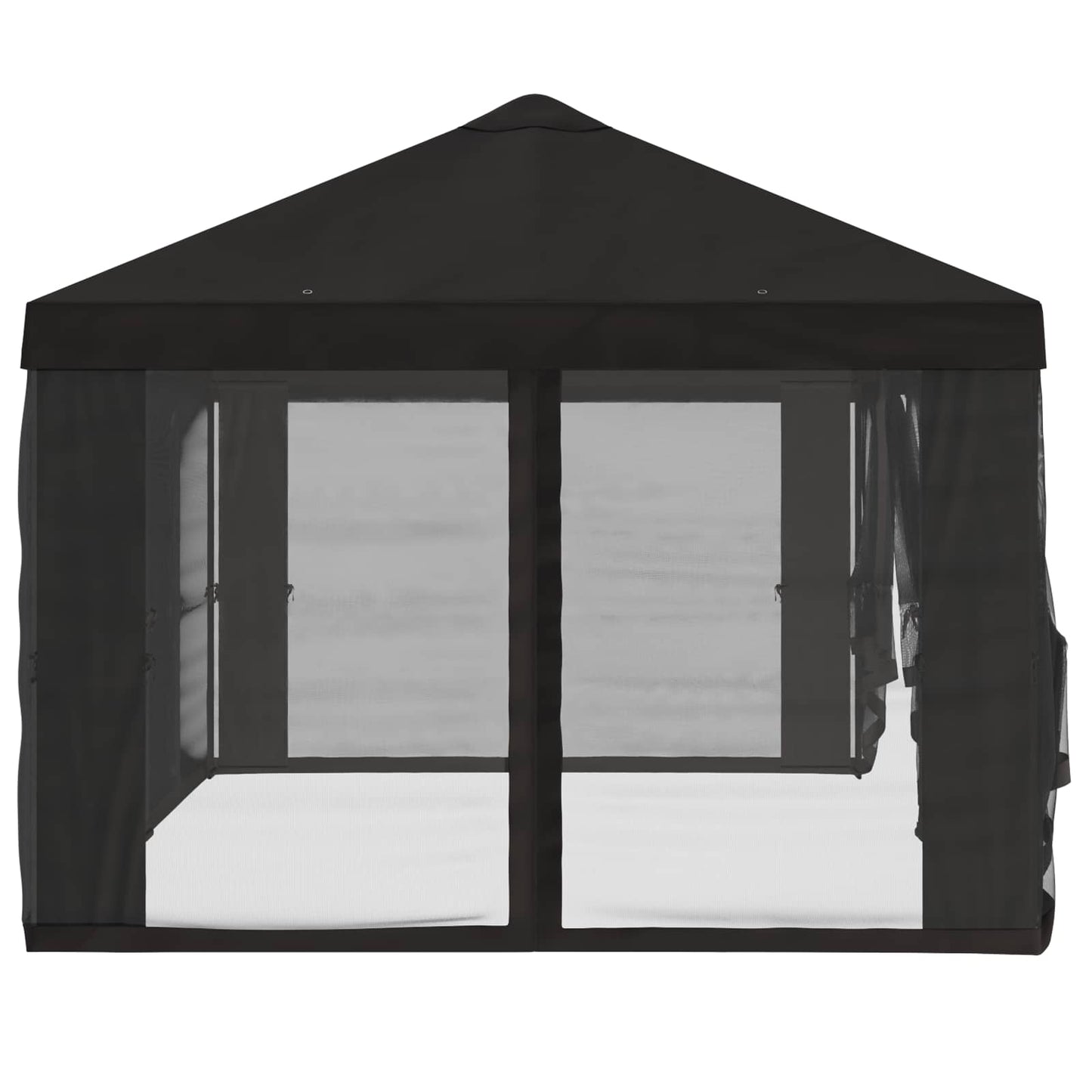 Gazebo Cover med sidevægge 6 x 3 m Antracit Polyester 190