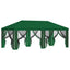 Gazebo Cover med sidevægge 6 x 3 m Grøn Polyester 190