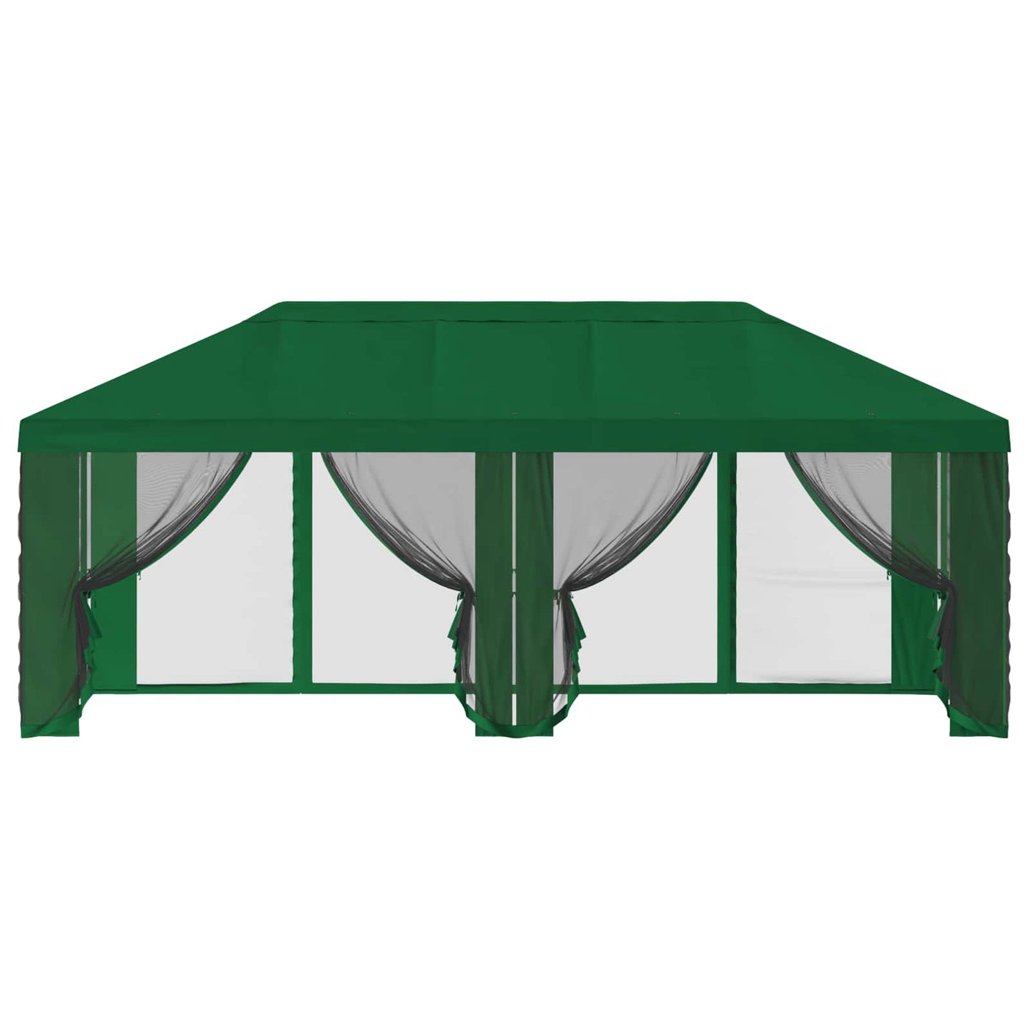 Gazebo Cover med sidevægge 6 x 3 m Grøn Polyester 190