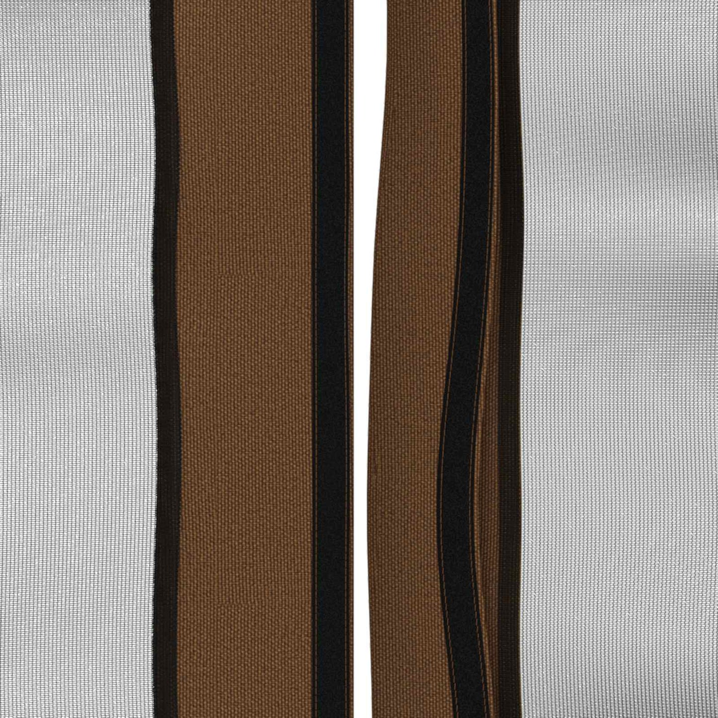 Gazebo Cover med sidevægge 6 x 3 m Gråbrun Polyester 190
