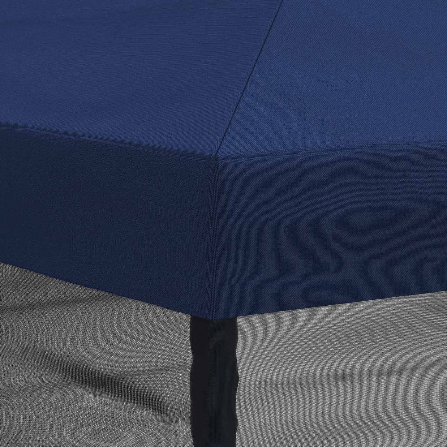 Gazebo Cover med sidevægge 6 x 3 m Blå Polyester 190