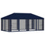 Gazebo Cover med sidevægge 6 x 3 m Blå Polyester 190