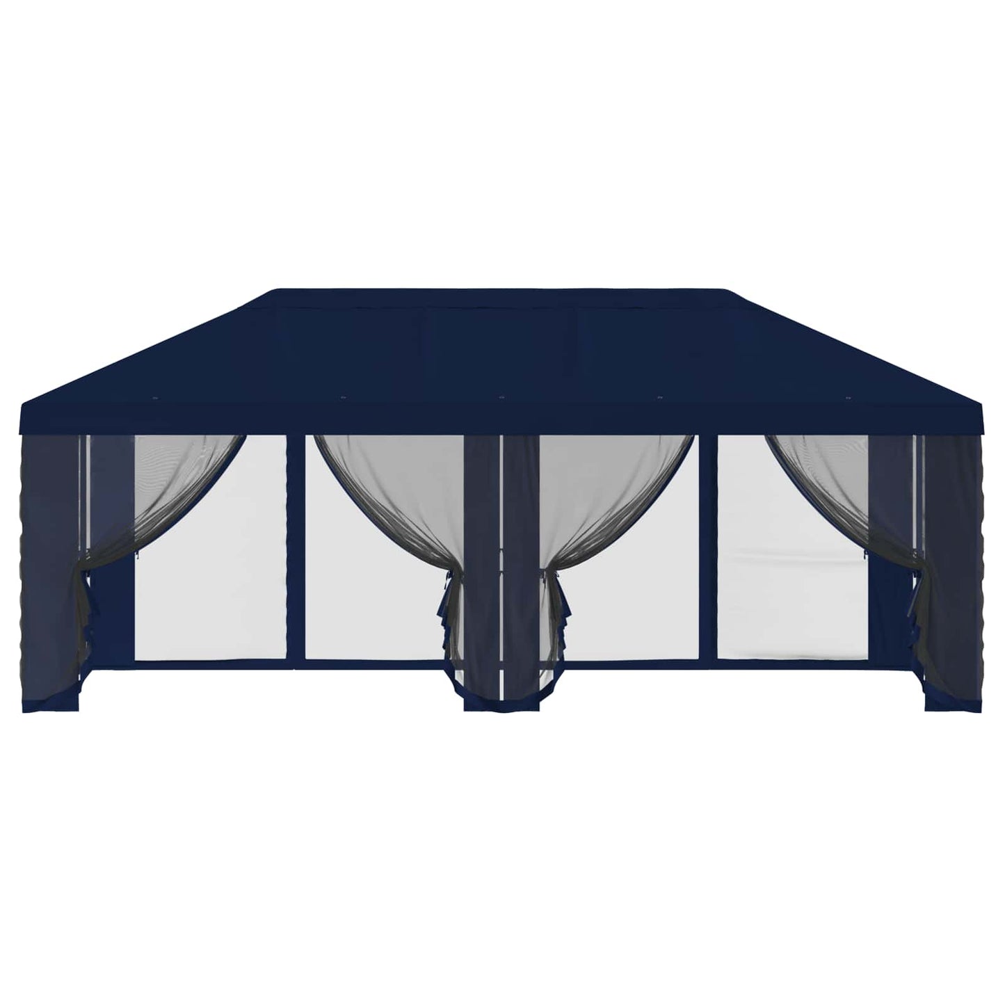 Gazebo Cover med sidevægge 6 x 3 m Blå Polyester 190