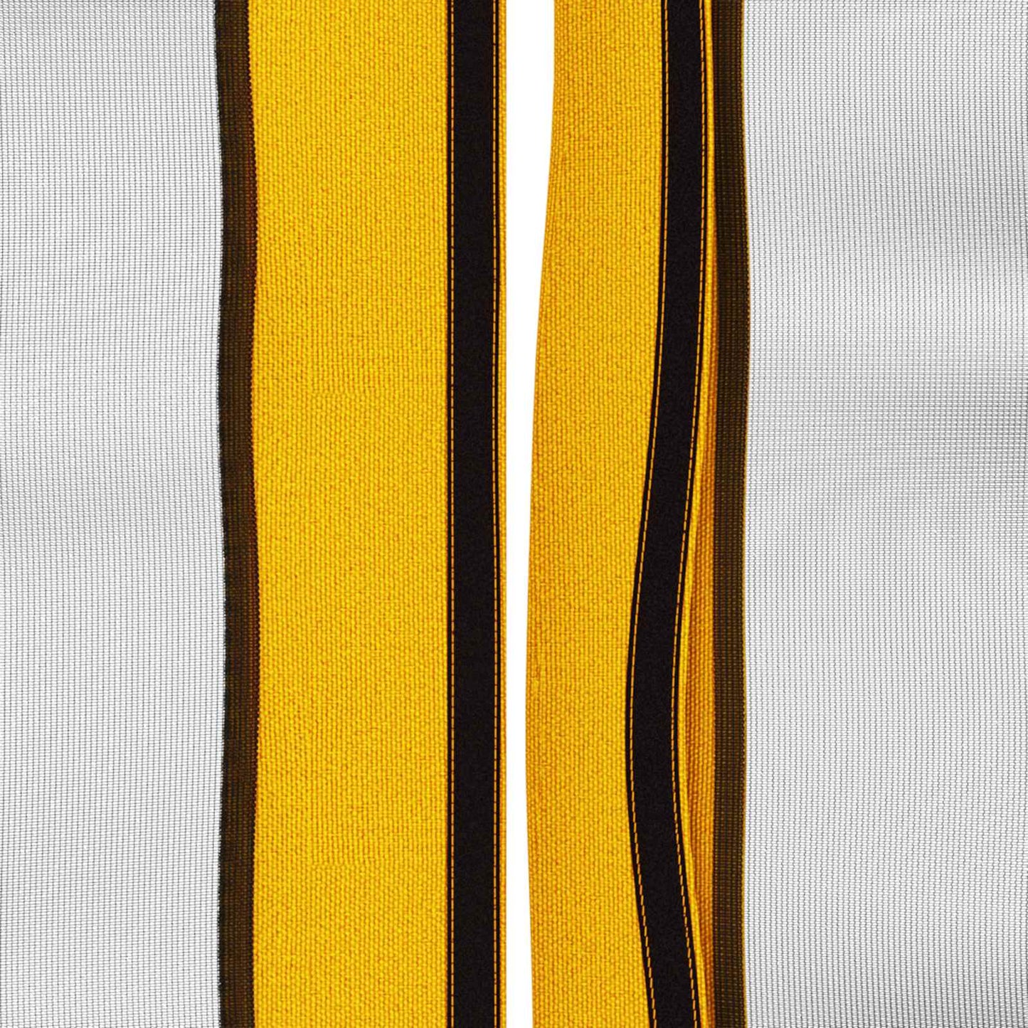 Gazebo Cover med sidevægge 6 x 3 m Gul Polyester 190
