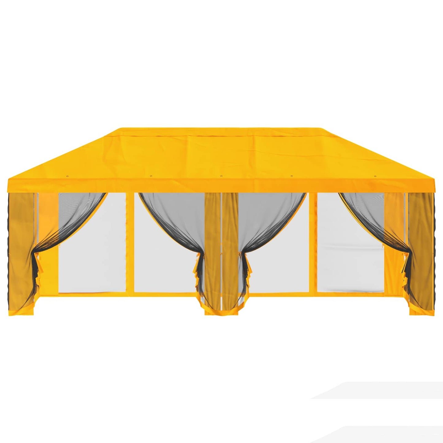 Gazebo Cover med sidevægge 6 x 3 m Gul Polyester 190