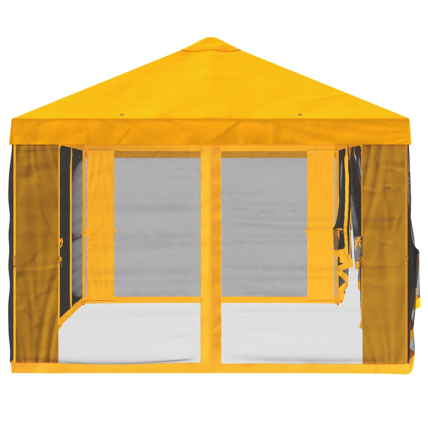 Gazebo Cover med sidevægge 6 x 3 m Gul Polyester 190