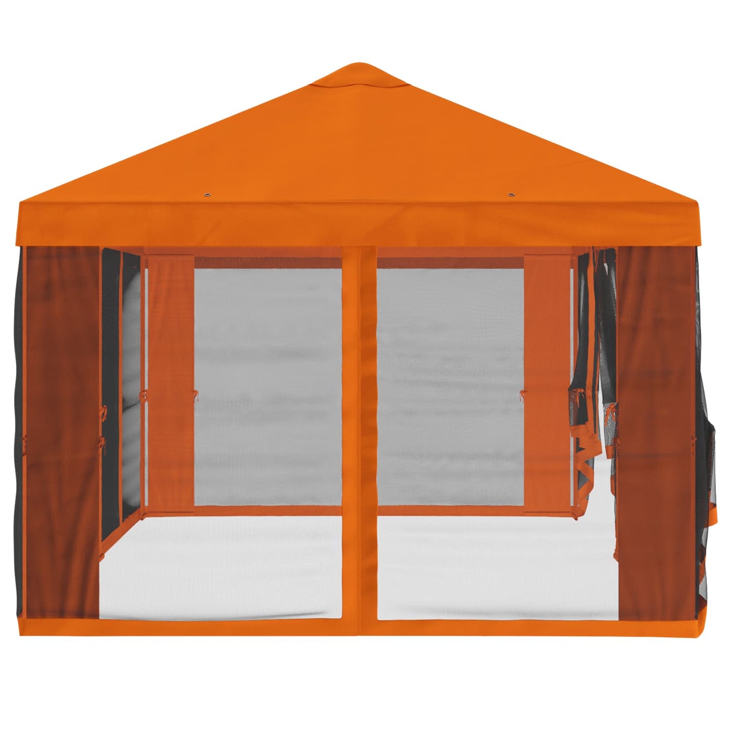 Gazebo Cover med sidevægge 6 x 3 m Orange Polyester 190