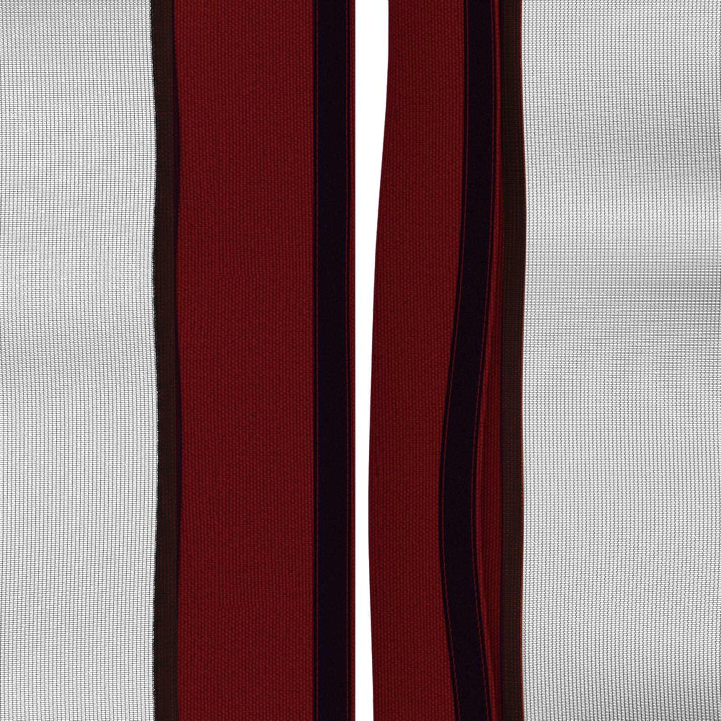 Gazebo Cover med sidevægge 6 x 3 m Bordeaux Polyester 190