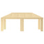 Gazebo Dække 6 x 3 m Cremefarvet Polyester 190 gsm