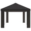 Gazebo Dække 6 x 3 m Antracit Polyester 190 gsm