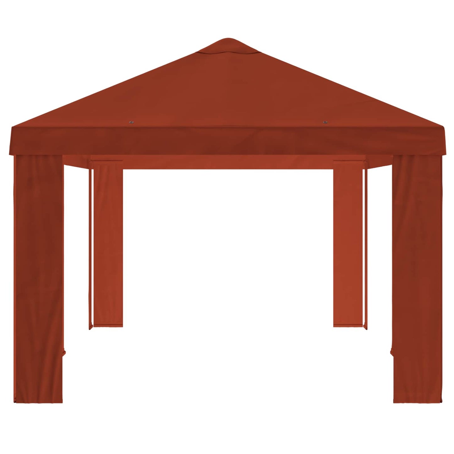 Gazebo Dække 6 x 3 m Terrakotta Polyester 190 gsm