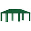 Gazebo Dække 6 x 3 m Grøn Polyester 190 gsm