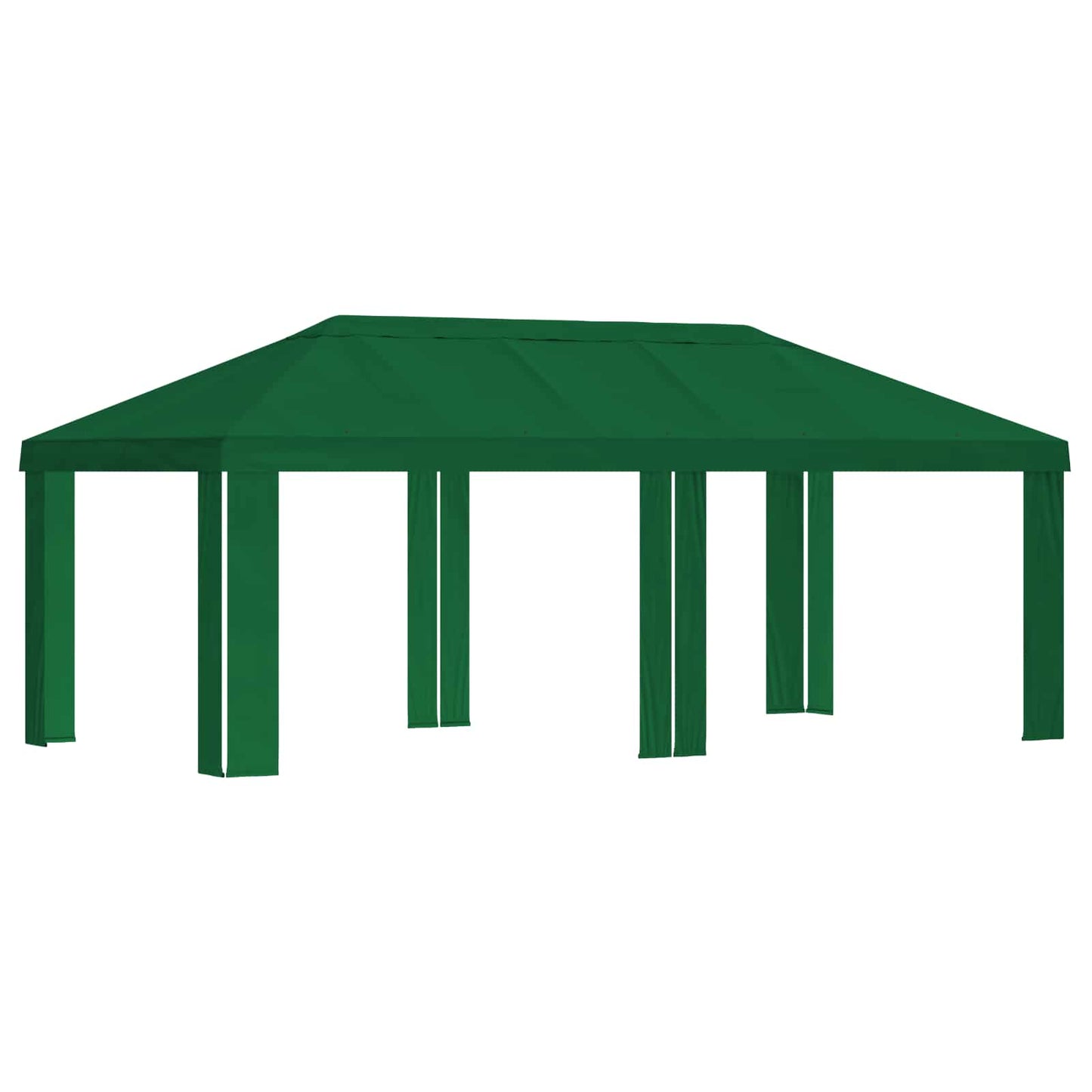 Gazebo Dække 6 x 3 m Grøn Polyester 190 gsm