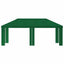 Gazebo Dække 6 x 3 m Grøn Polyester 190 gsm