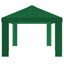 Gazebo Dække 6 x 3 m Grøn Polyester 190 gsm