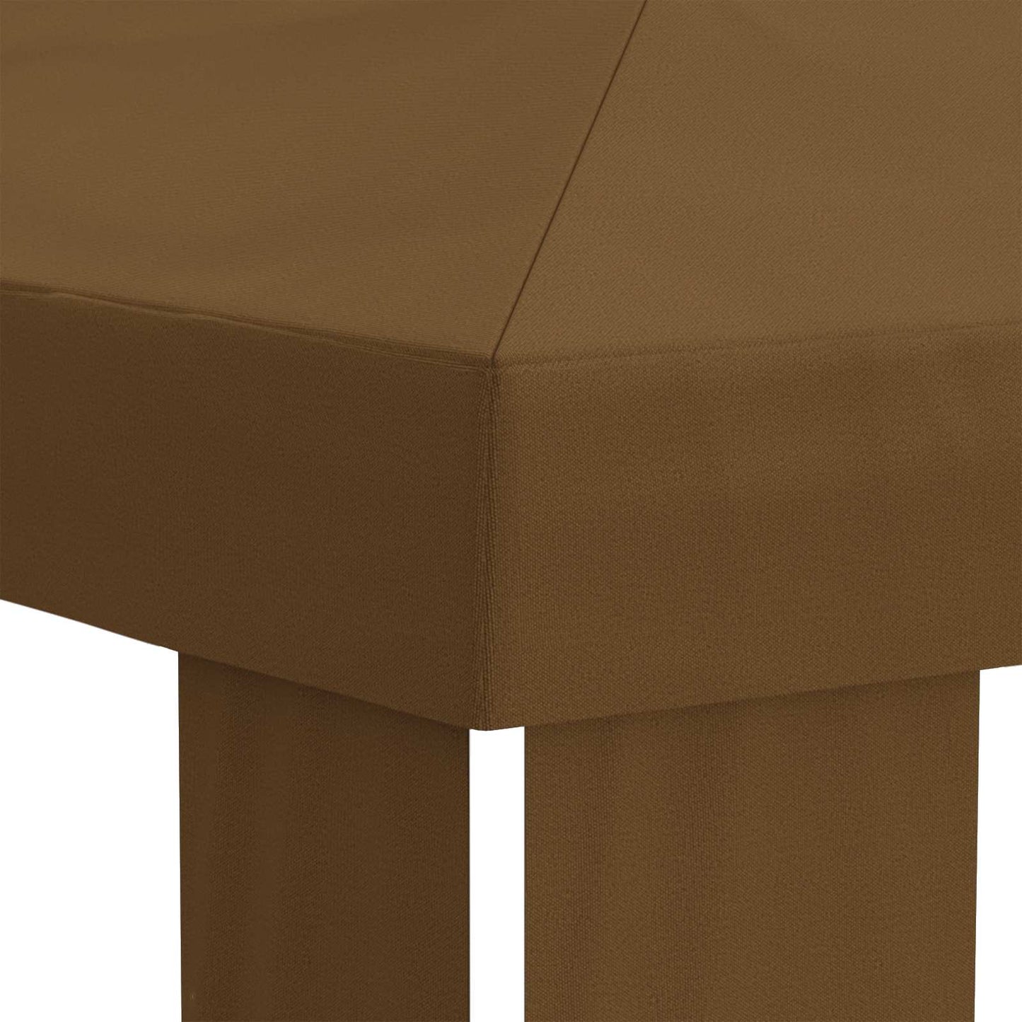 Gazebo Dække 6 x 3 m Gråbrun Polyester 190 gsm