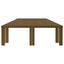 Gazebo Dække 6 x 3 m Gråbrun Polyester 190 gsm