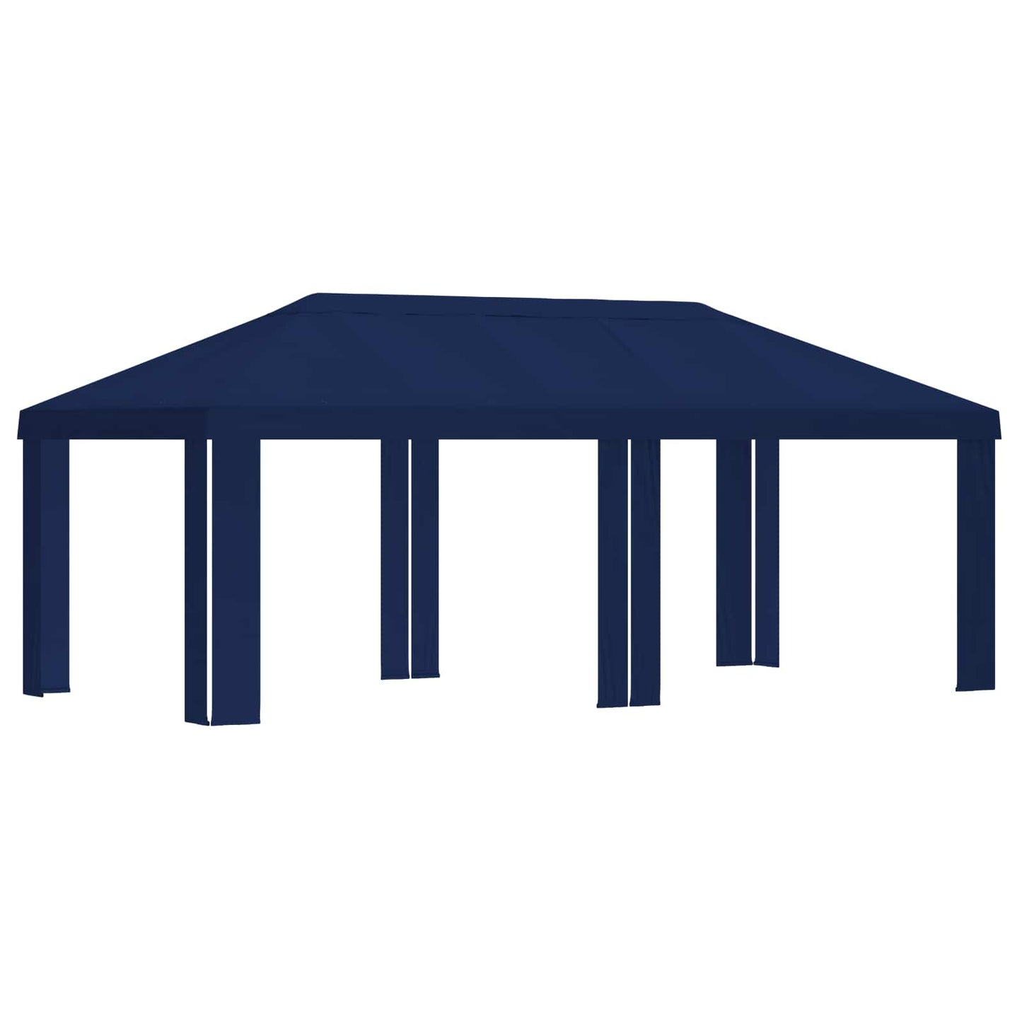 Gazebo Dække 6 x 3 m Blå Polyester 190 gsm
