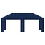 Gazebo Dække 6 x 3 m Blå Polyester 190 gsm