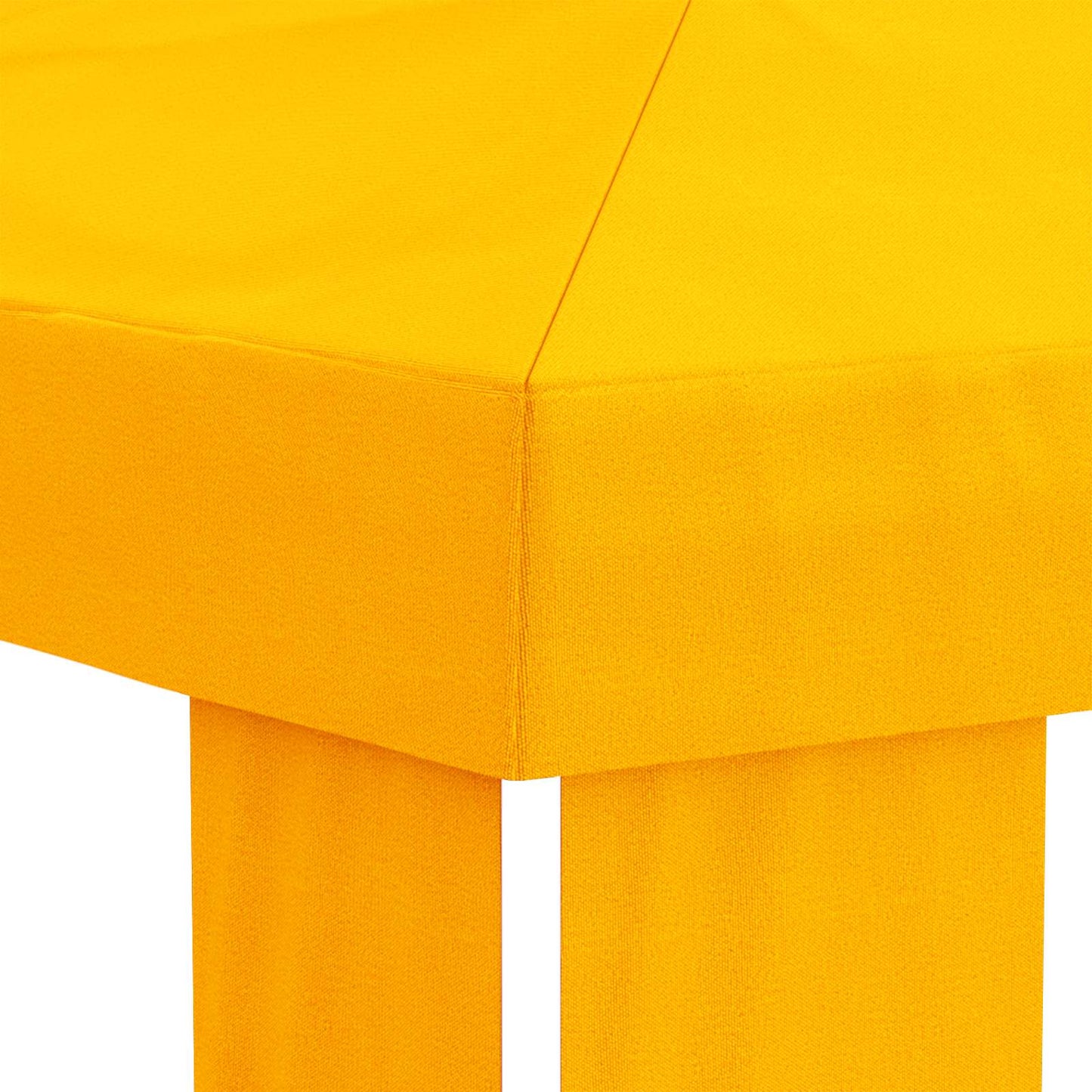 Gazebo Dække 6 x 3 m Gul Polyester 190 gsm
