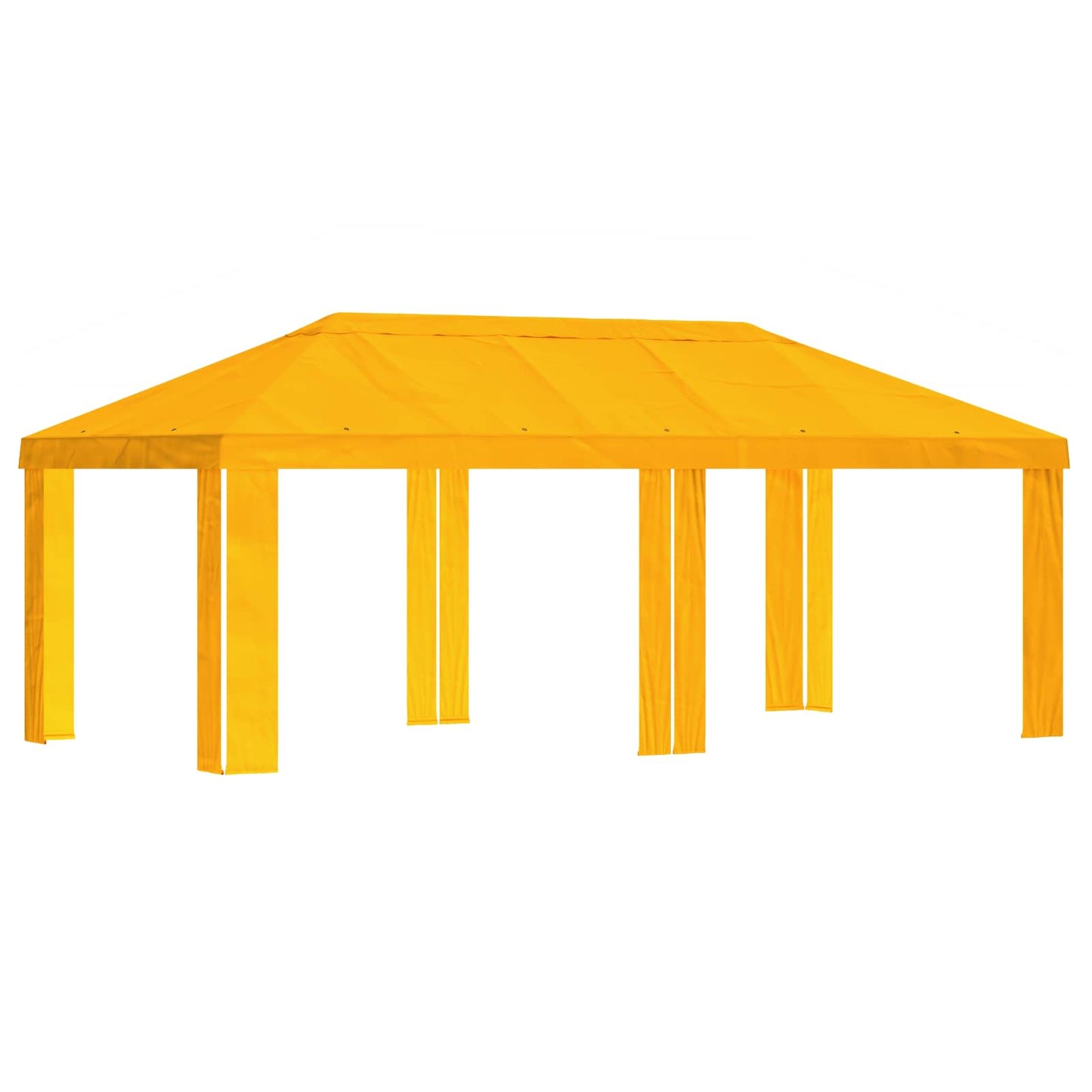 Gazebo Dække 6 x 3 m Gul Polyester 190 gsm
