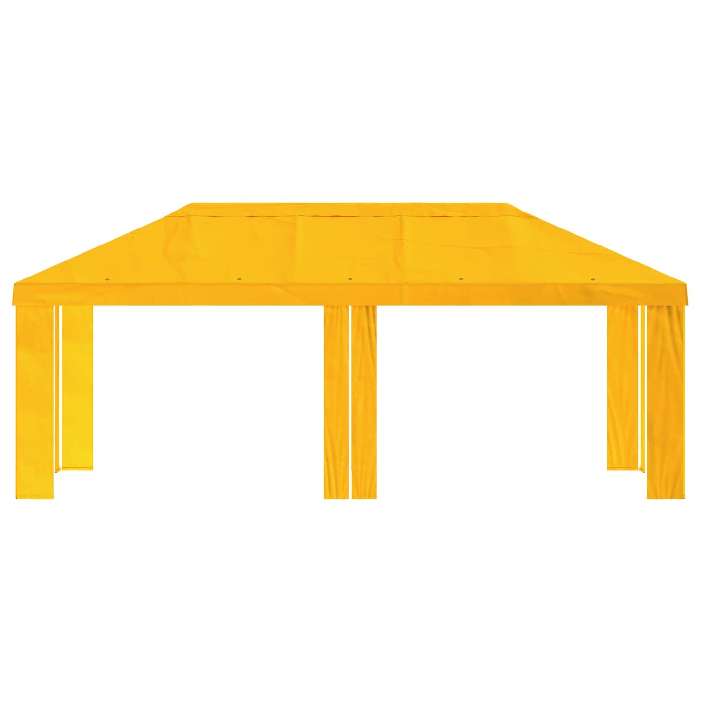 Gazebo Dække 6 x 3 m Gul Polyester 190 gsm