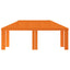 Gazebo Dække 6 x 3 m Orange Polyester 190 gsm