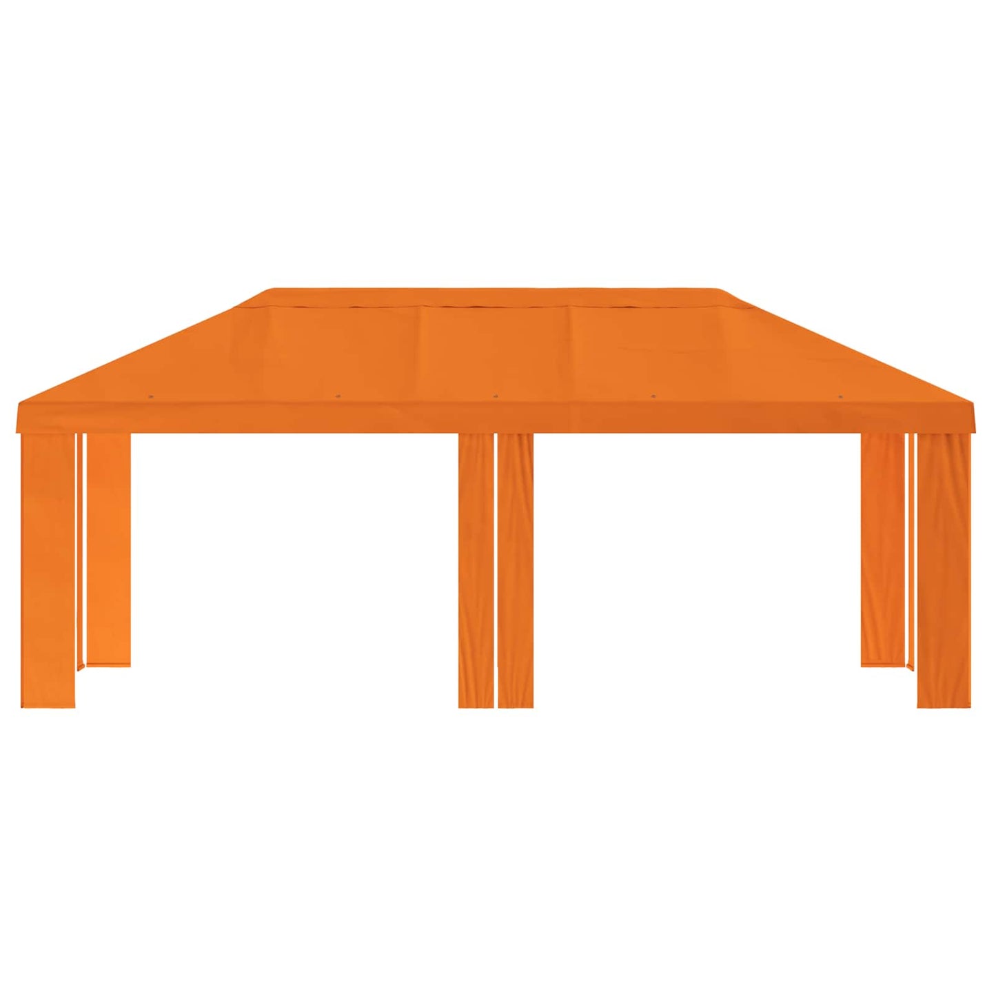 Gazebo Dække 6 x 3 m Orange Polyester 190 gsm