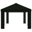 Gazebo Dække 6 x 3 m Sort Polyester 190 gsm