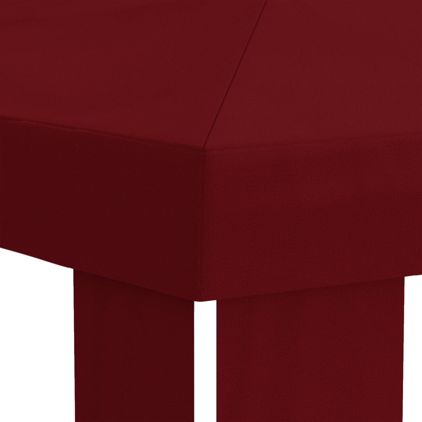 Gazebo Dække 6 x 3 m Bordeaux Polyester 190 gsm