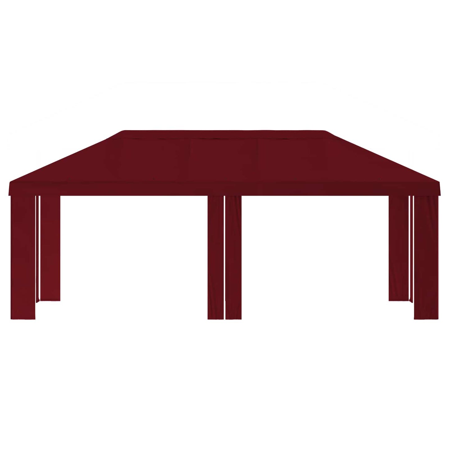 Gazebo Dække 6 x 3 m Bordeaux Polyester 190 gsm