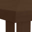 Gazebo Dække 6 x 3 m Brun Polyester 190 gsm