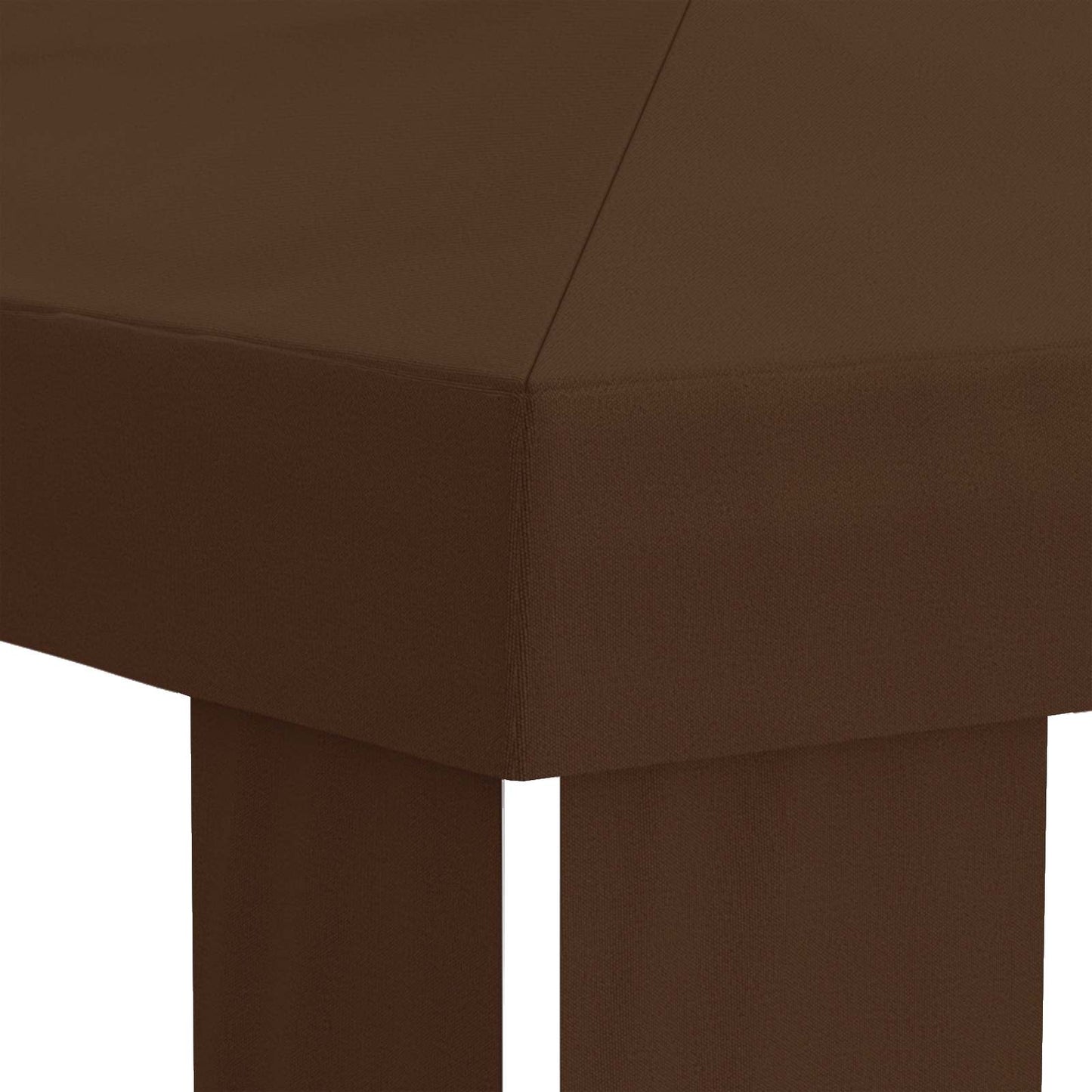 Gazebo Dække 6 x 3 m Brun Polyester 190 gsm