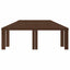 Gazebo Dække 6 x 3 m Brun Polyester 190 gsm