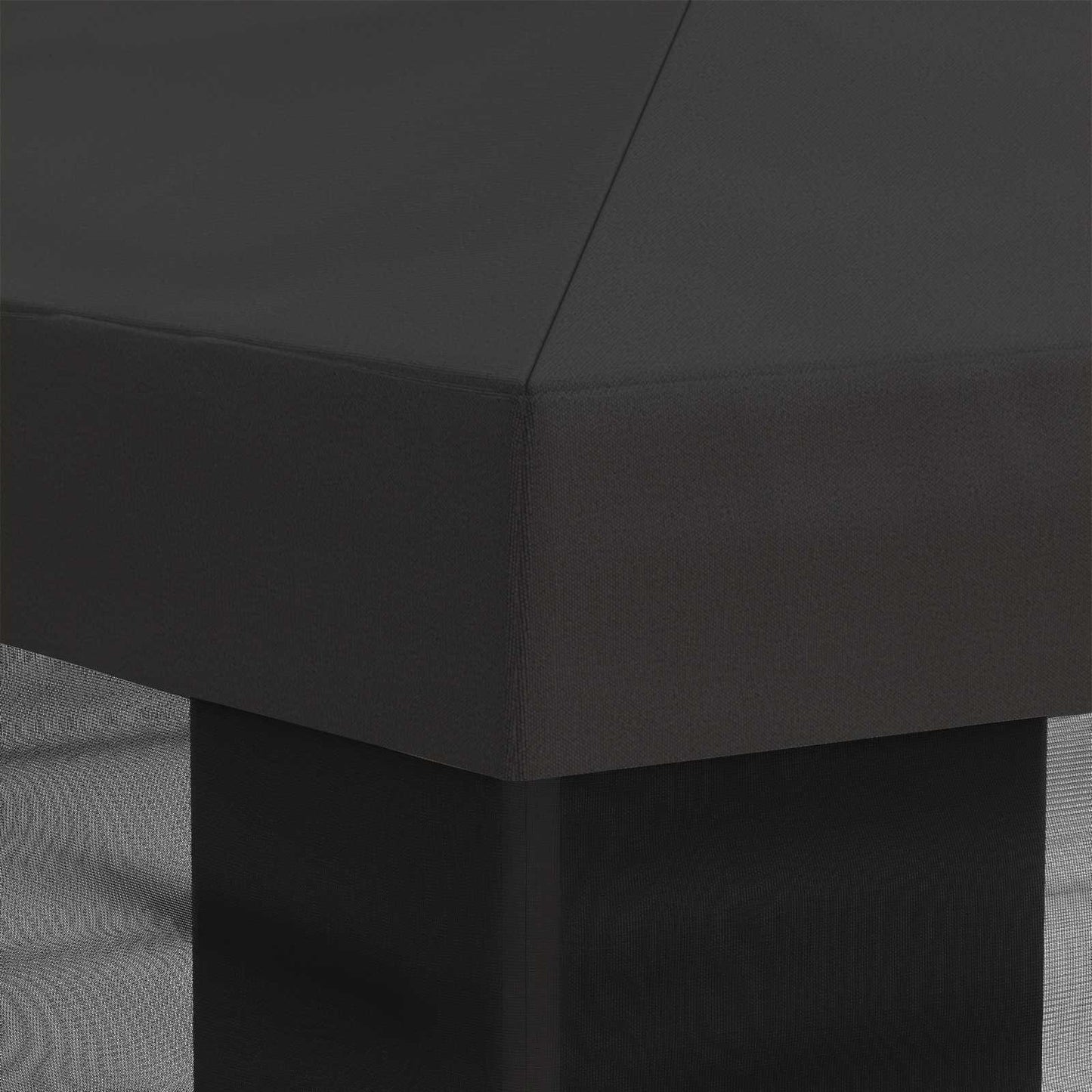 Gazebo Cover med sidevægge Antracit 600,5 x 300,5 cm Polyester