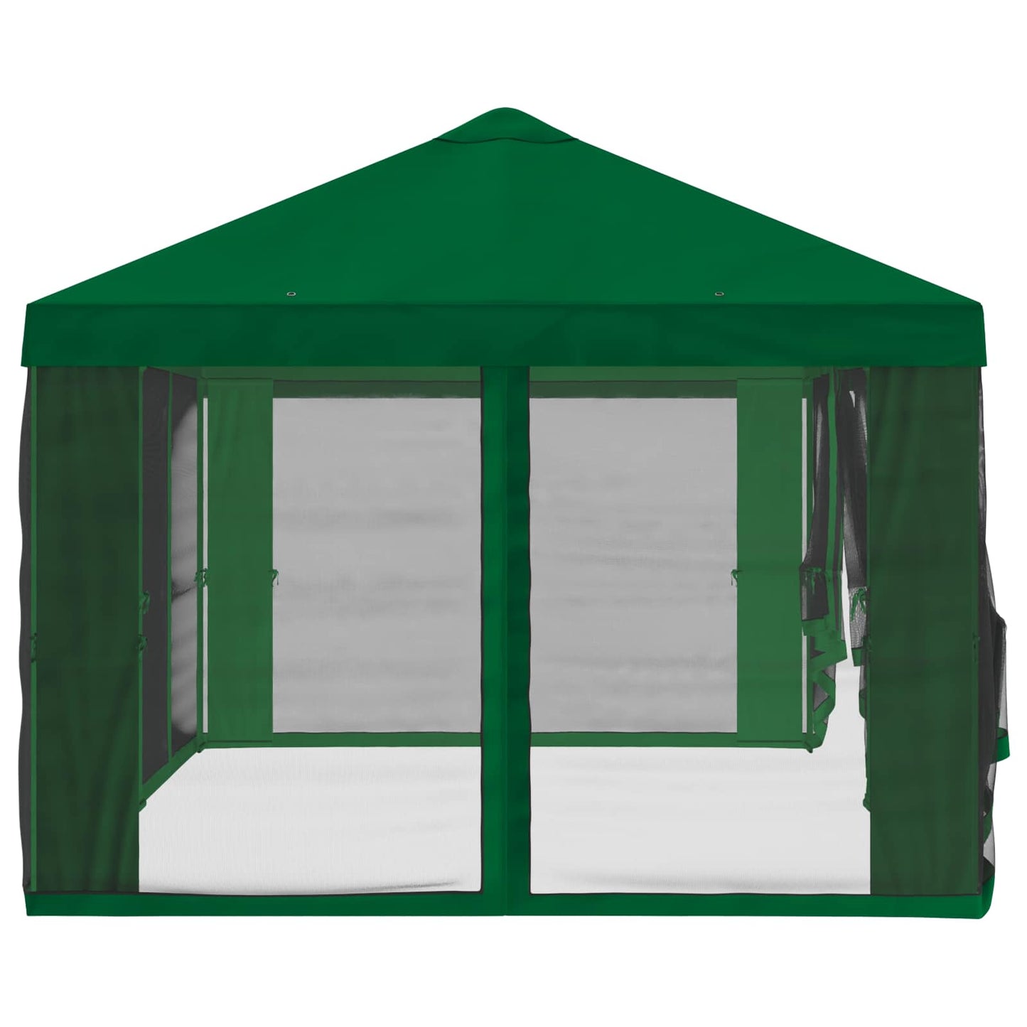 Gazebo Cover med sidevægge Grøn 600,5 x 300,5 cm Polyester