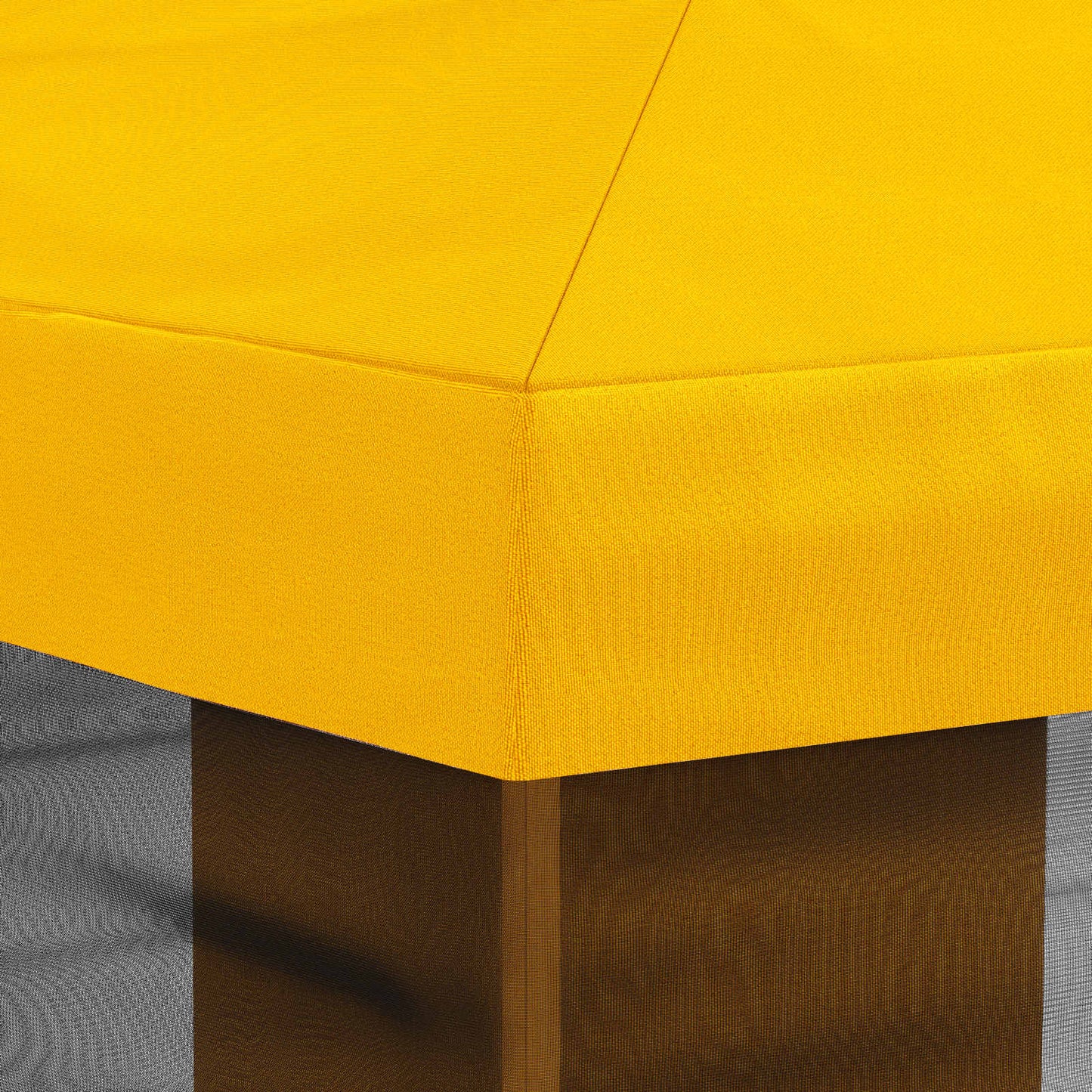 Gazebo Cover med sidevægge Gul 600,5 x 300,5 cm Polyester