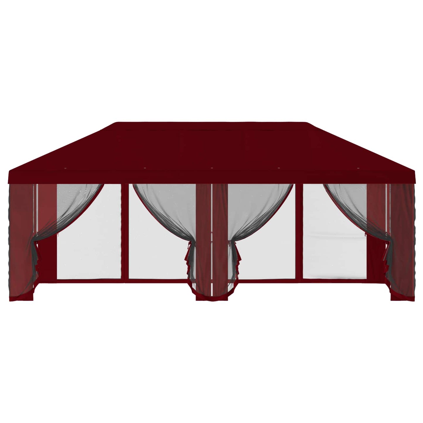 Gazebo Cover med sidevægge Bordeaux 600,5 x 300,5 cm Polyester